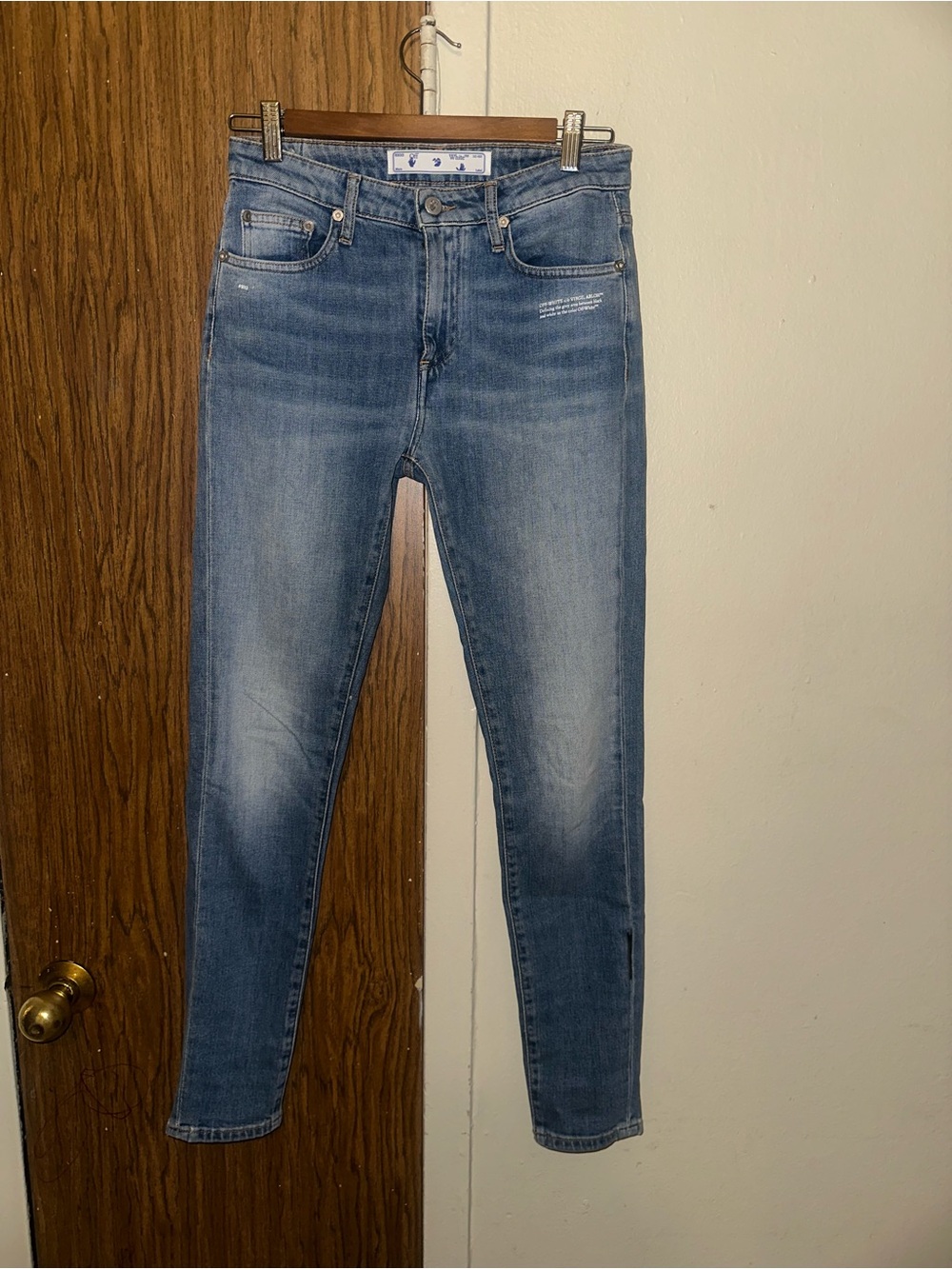Women’s Slim Fit Off-White Jeans